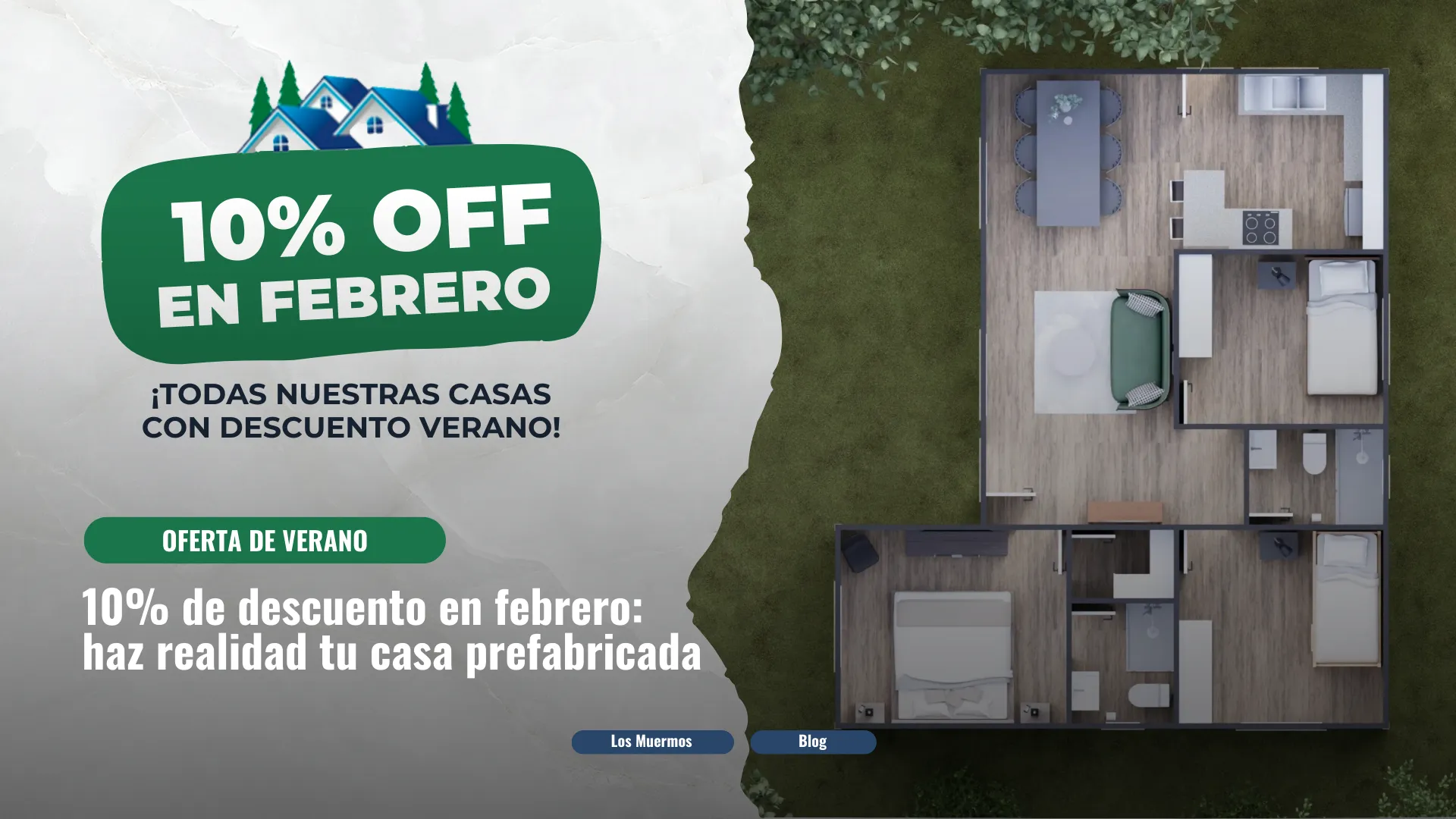 10% de descuento en febrero: haz realidad tu casa prefabricada